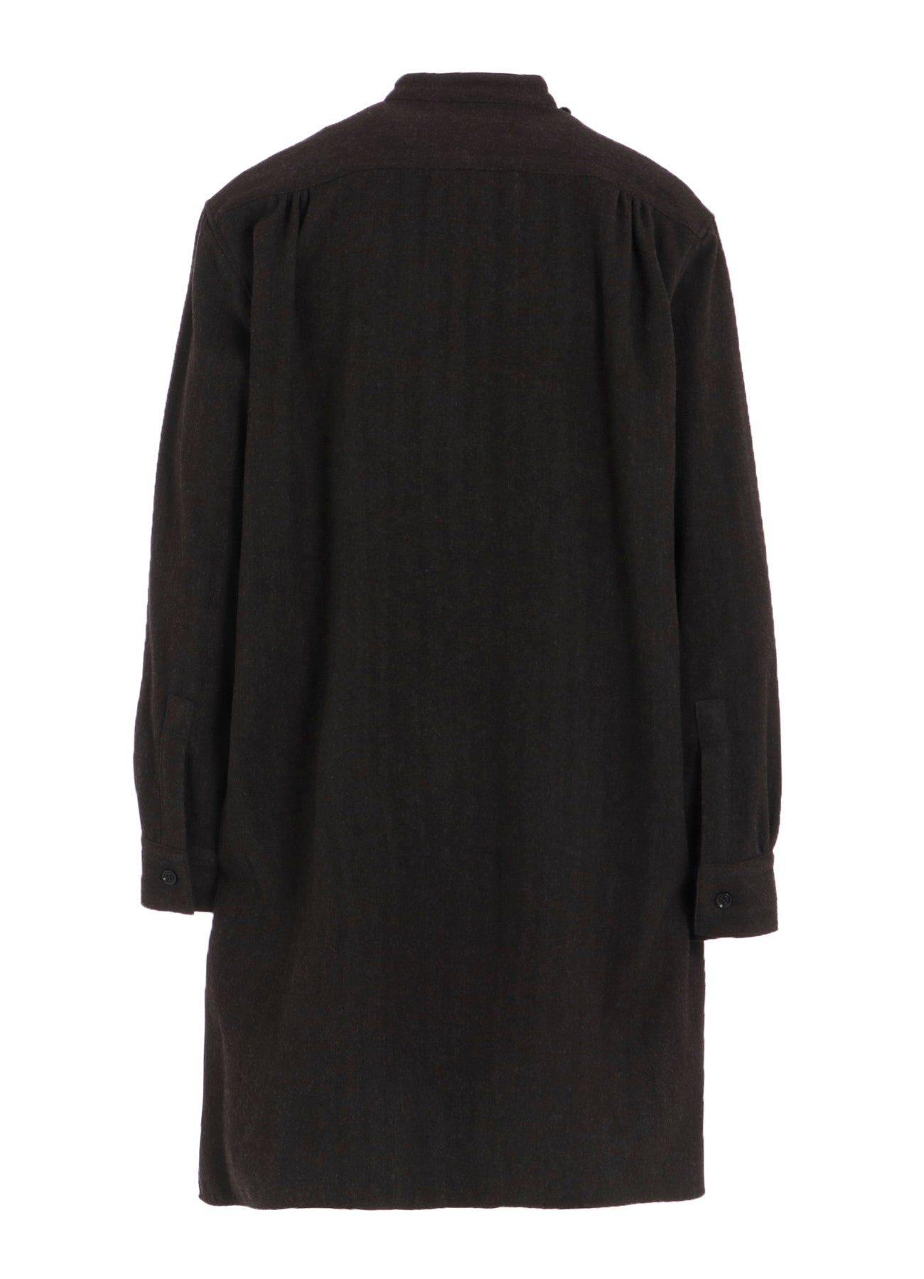 W/NY HERRINGBONE FRONT CLOTH BLOUSE