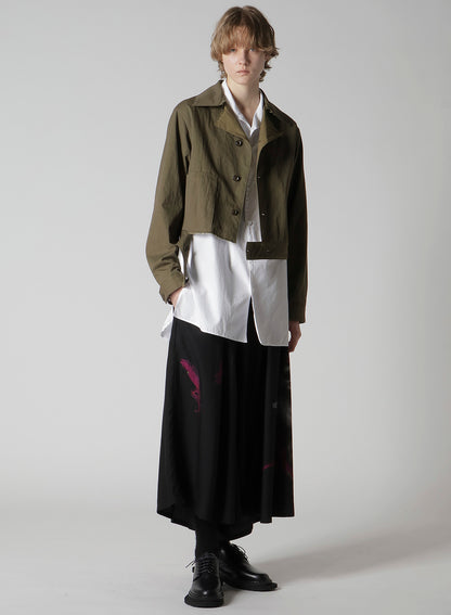 100/2 BROAD OPEN COLLAR SHIRT