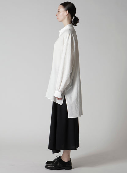 COTTON VIYELLA DESIGN COLLAR BIG BLOUSE