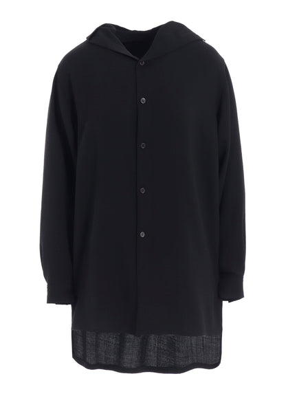 WOOL SERGE SAILOR COLLAR BLOUSE