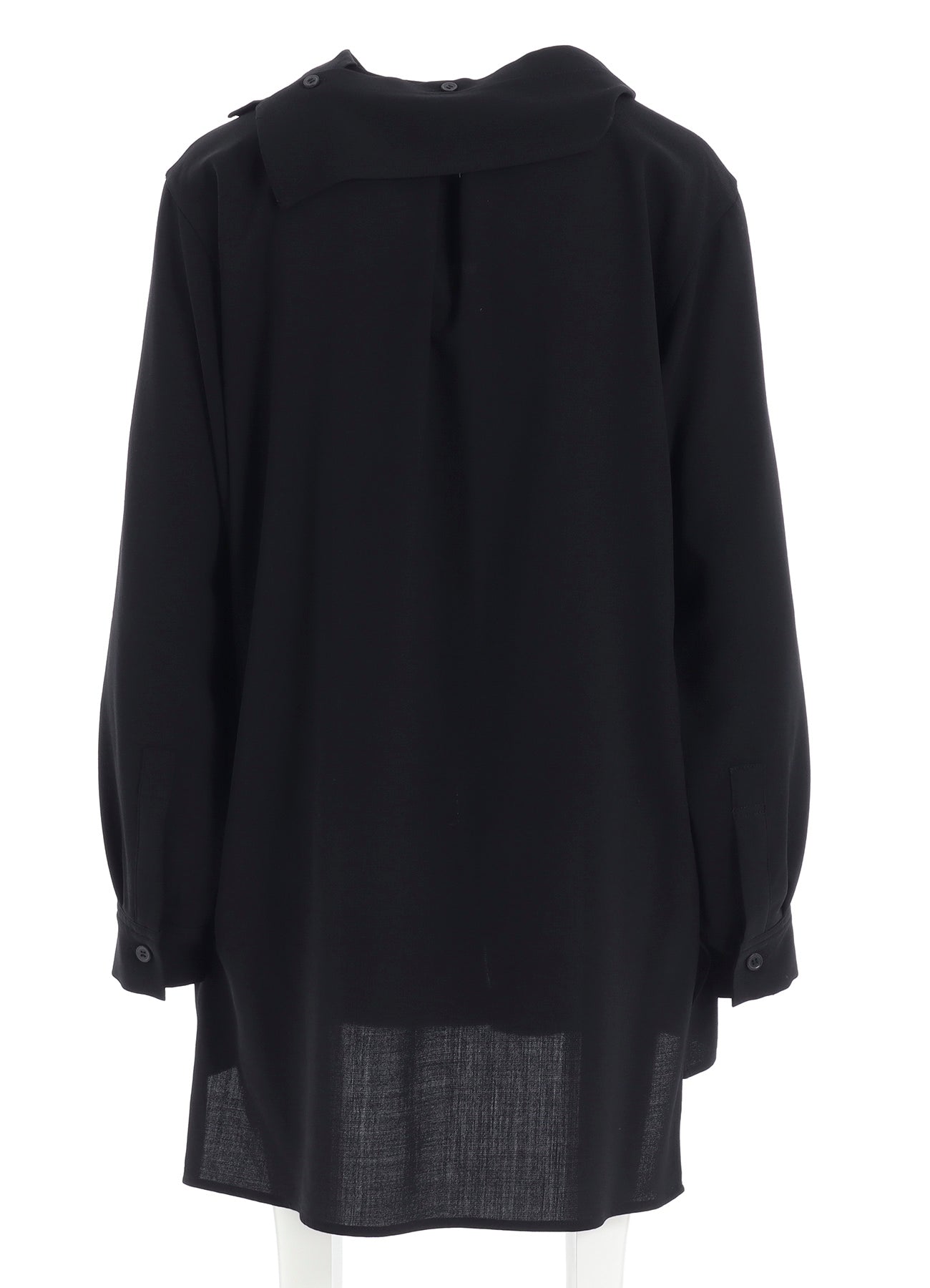 WOOL SERGE SAILOR COLLAR BLOUSE