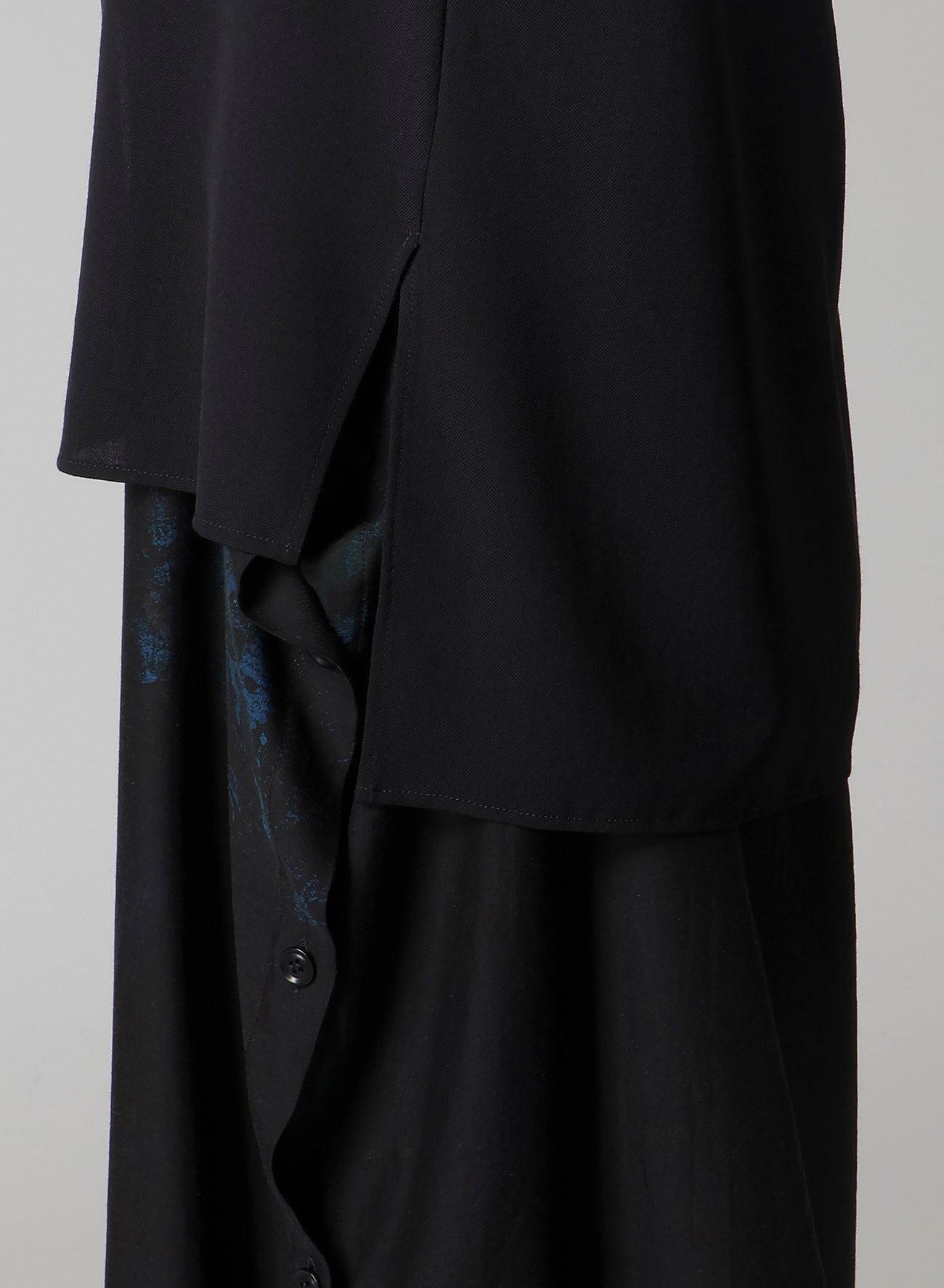 WOOL SERGE SAILOR COLLAR BLOUSE