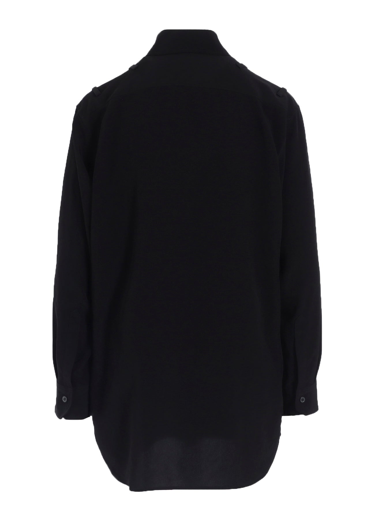 TA/PE CREPE DE CHINE SHOULDER LOOP BLOUSE
