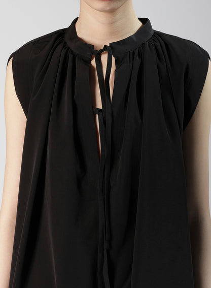 TA/PE SUPER VIYON TUSSER SLEEVELES BLOUSE