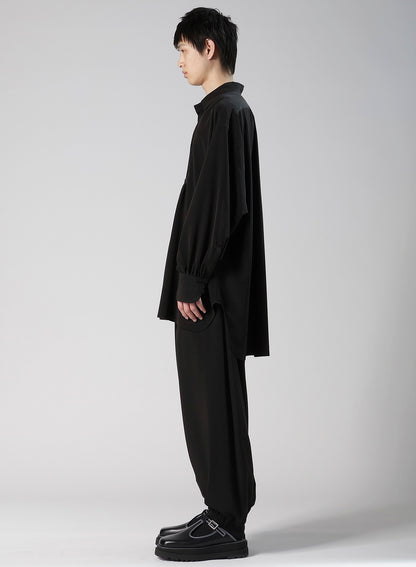 TA/PE SUPER VIYON TUSSER PIN TUCKED BLOUSE