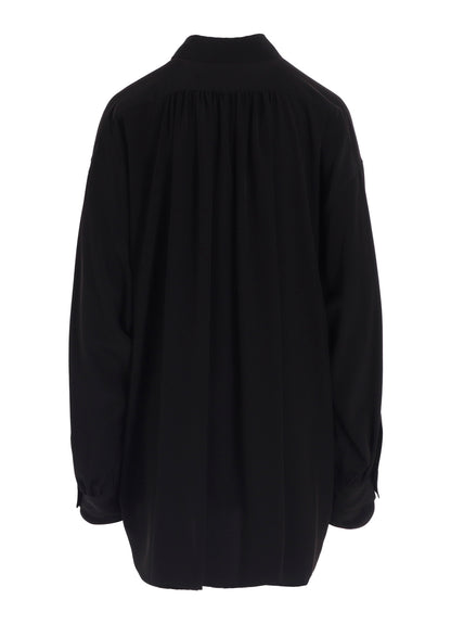 TA/PE SUPER VIYON TUSSER PIN TUCKED BLOUSE