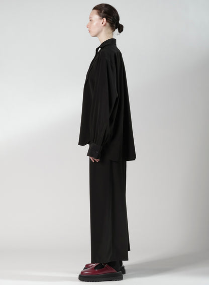 TA/PE SUPER VIYON TUSSER SHIRT WITH BOWTIE