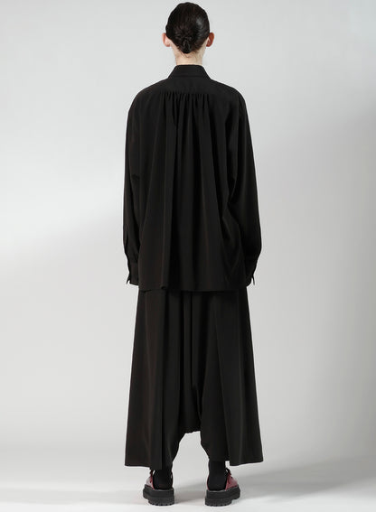 TA/PE SUPER VIYON TUSSER SHIRT WITH BOWTIE