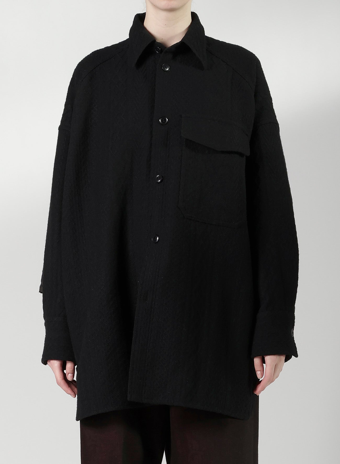 CABLE JQ KNIT BLOUSE