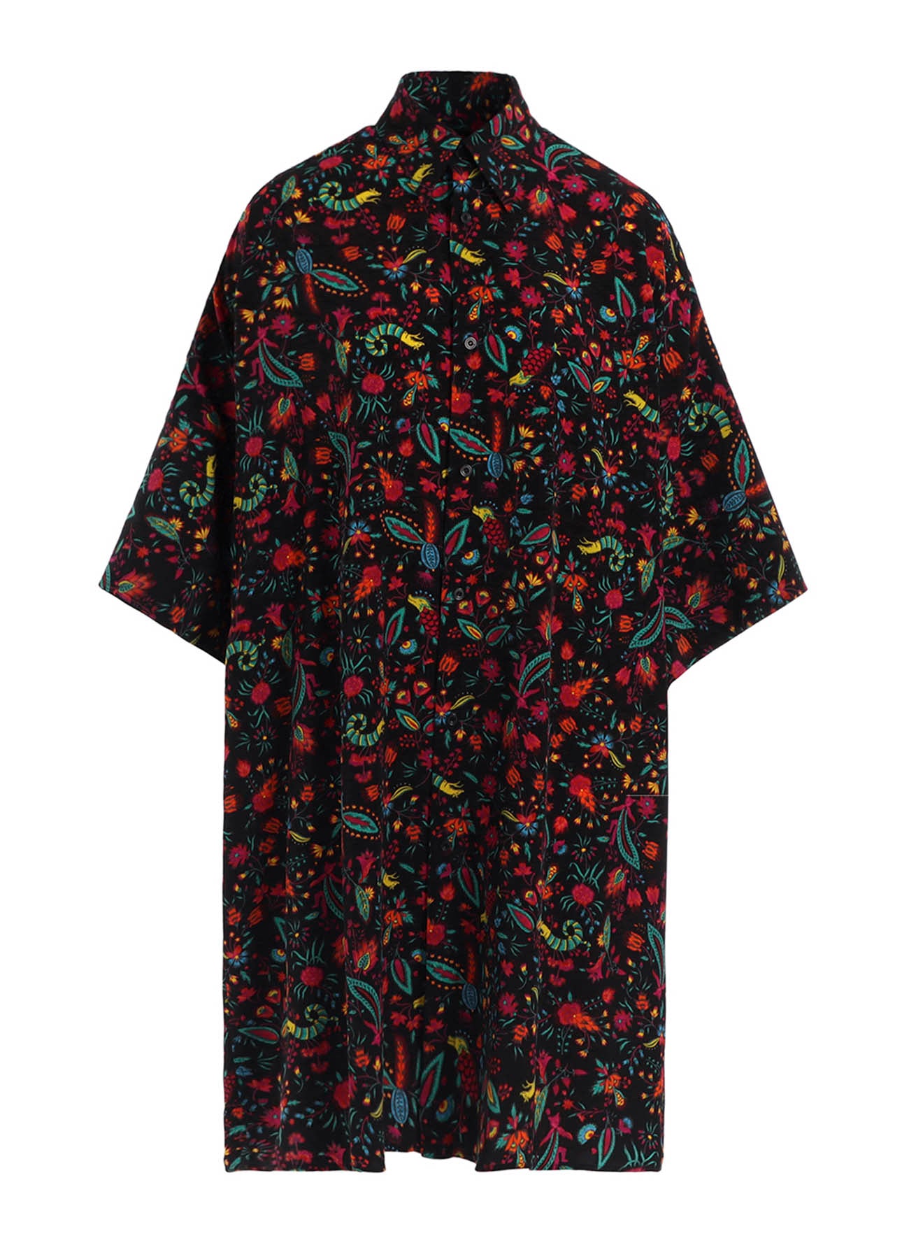FLOWER PRINT BIG SHIRT