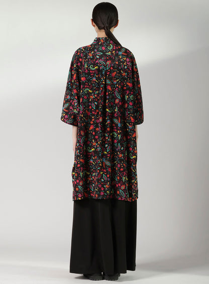 FLOWER PRINT BIG SHIRT