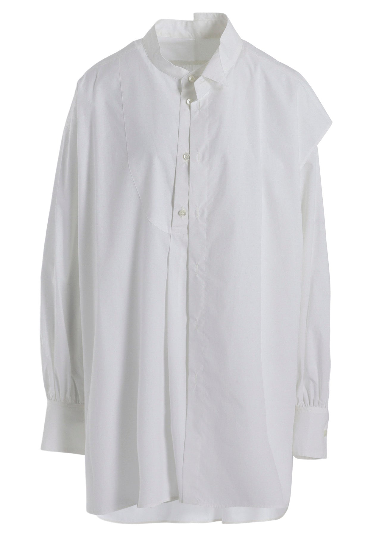 COMPACT TYPEWRITER PANEL DOUBLE BLOUSE