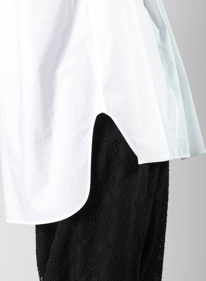 COMPACT TYPEWRITER PANEL DOUBLE BLOUSE