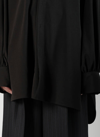 TA/PE SUPER VIYON TUSSER PANEL DOUBLE BLOUSE