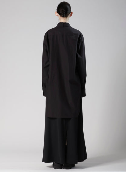 COMPACT TYPEWRITER WING COLLAR DOUBLE SHIRT