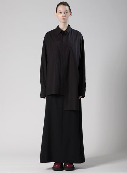 COMPACT TYPEWRITER WING COLLAR DOUBLE SHIRT