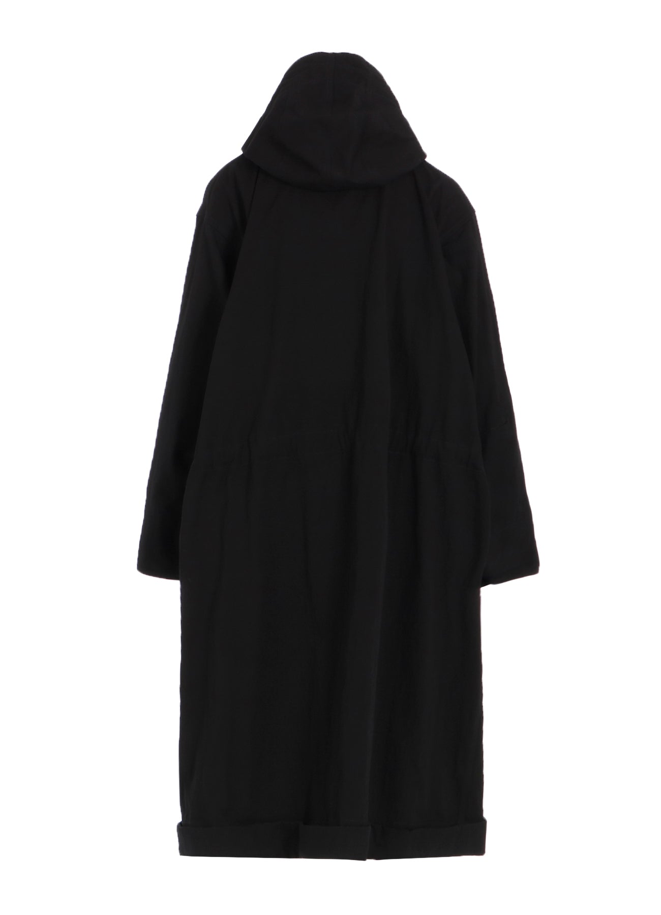 COTTON NYLON GABARDINE MILITARY COAT