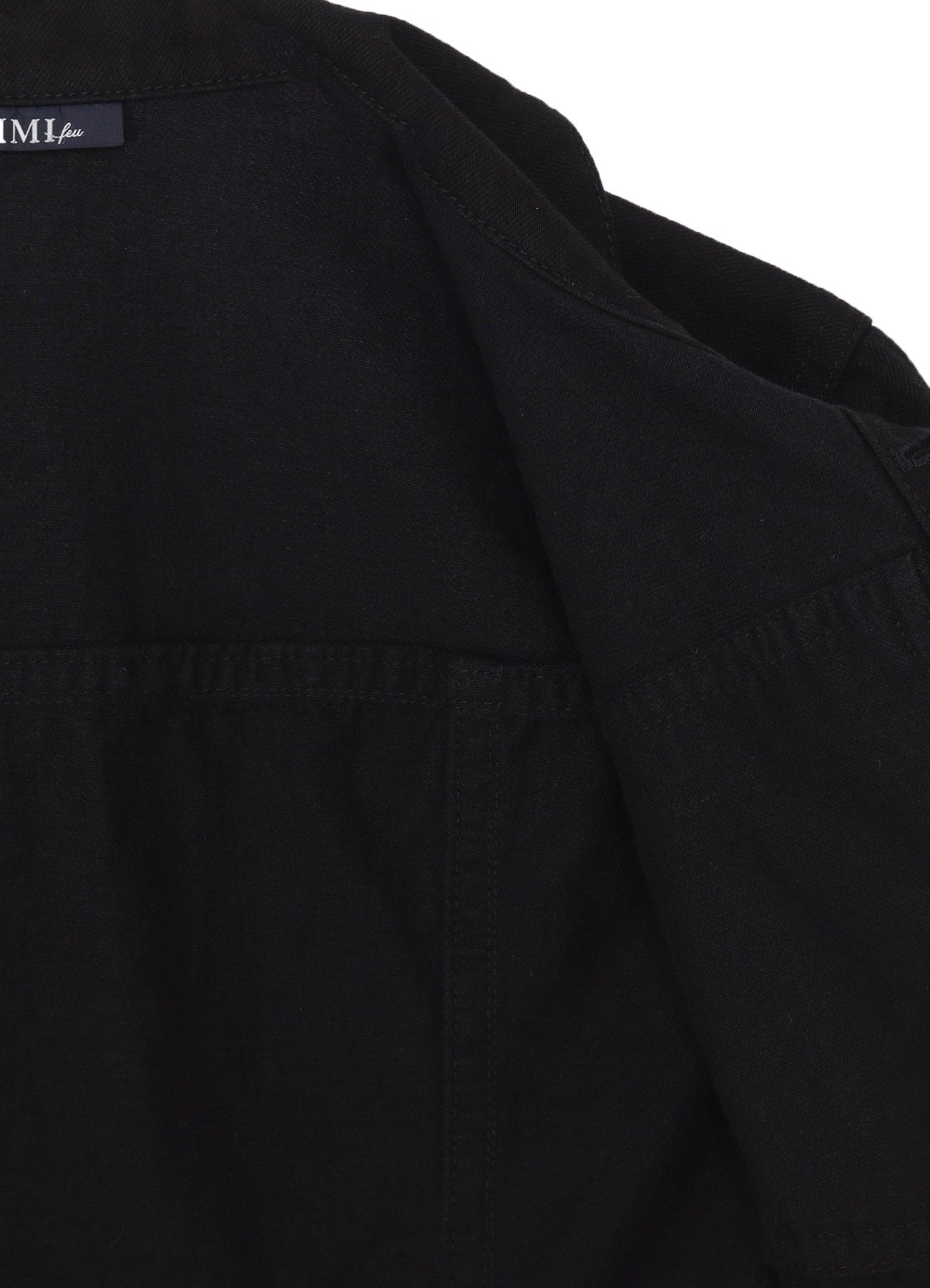 COTTON NYLON GABARDINE MILITARY COAT