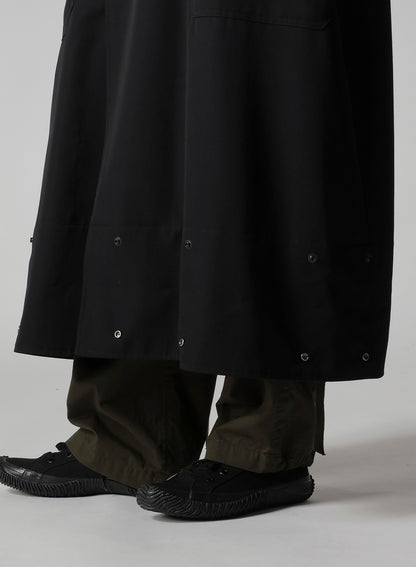 WOOL GABARDINE MILITARY COAT