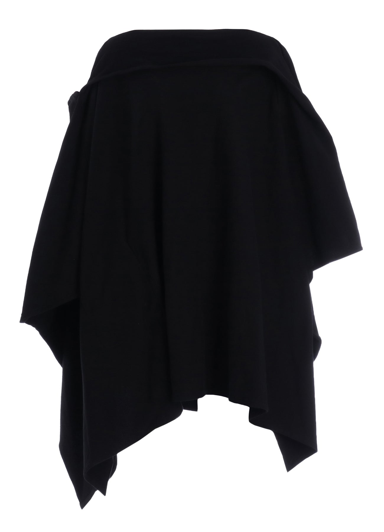 ASYMMETRIC COMBED FLEECE CAPE – THE SHOP YOHJI YAMAMOTO