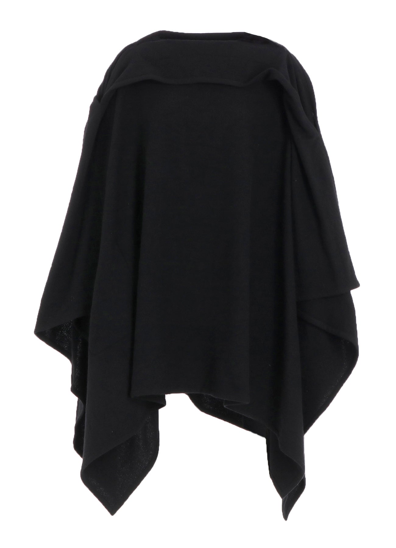 TOP VINTAGE FLANNEL ASYMMETRIC CAPE