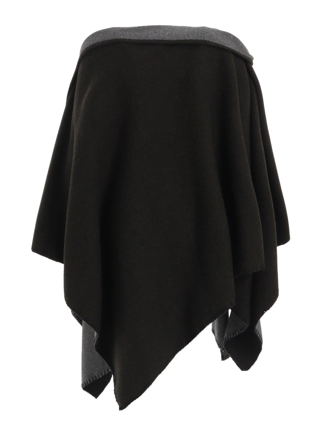W/NY REVERSIBLE JERSEY ASYMMETERIC CAPE