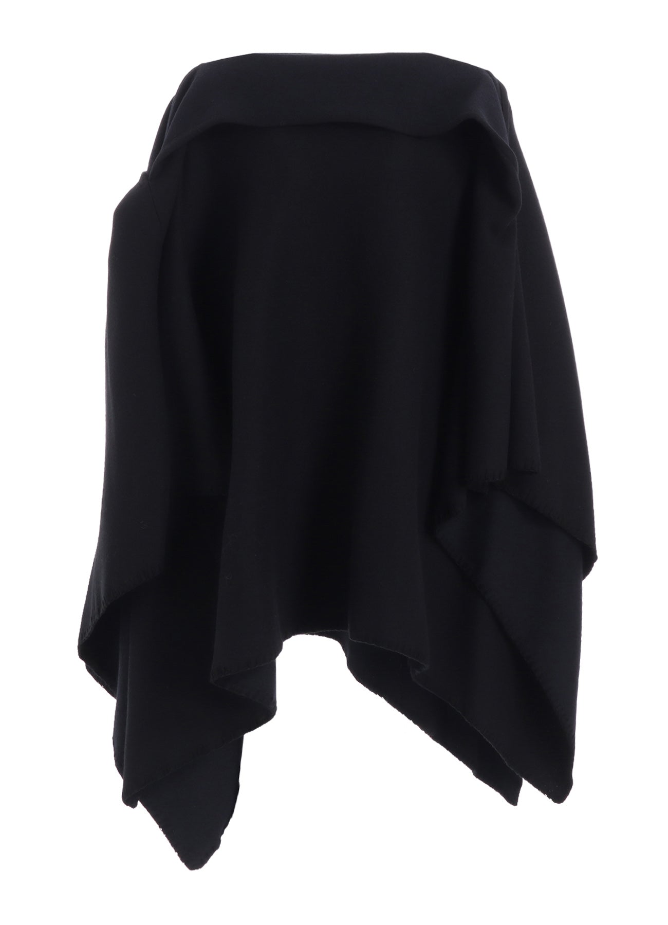 W/NY REVERSIBLE JERSEY ASYMMETERIC CAPE
