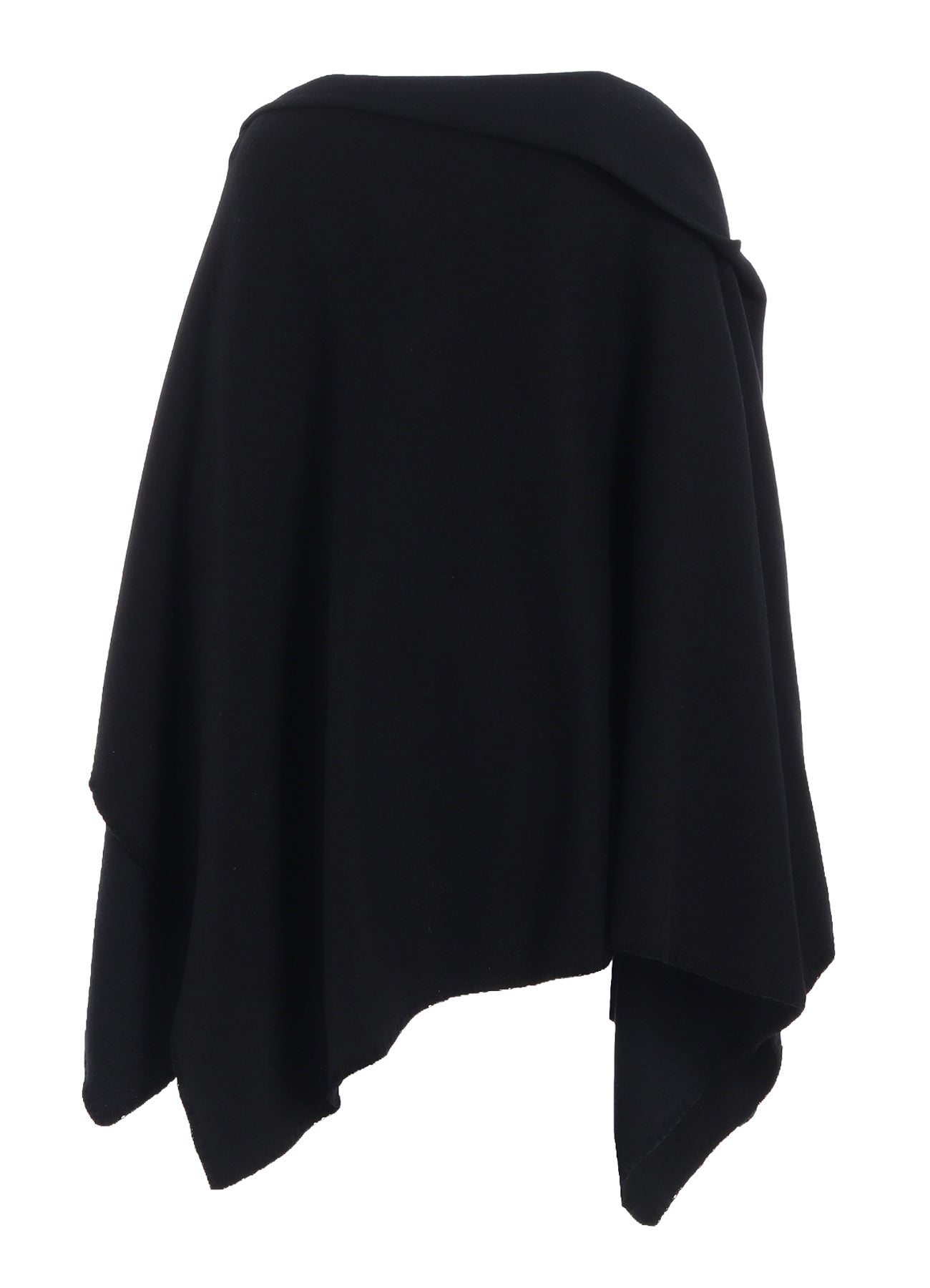 W/NY REVERSIBLE JERSEY ASYMMETERIC CAPE