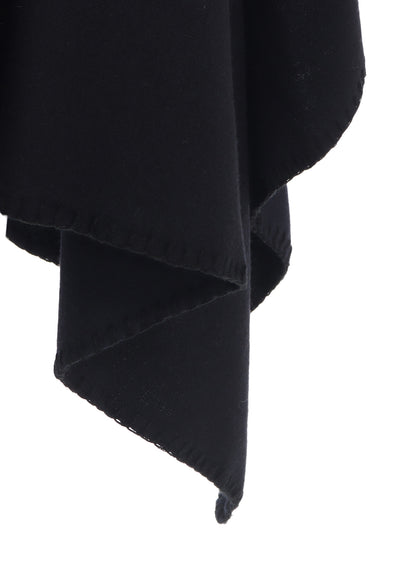 W/NY REVERSIBLE JERSEY ASYMMETERIC CAPE