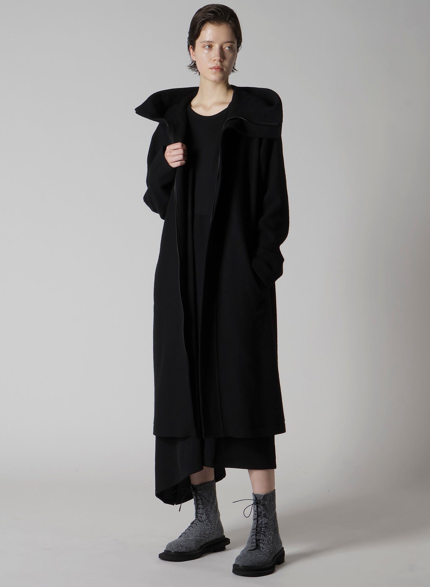 TOP VINTAGE FLANNEL HOODIE COAT