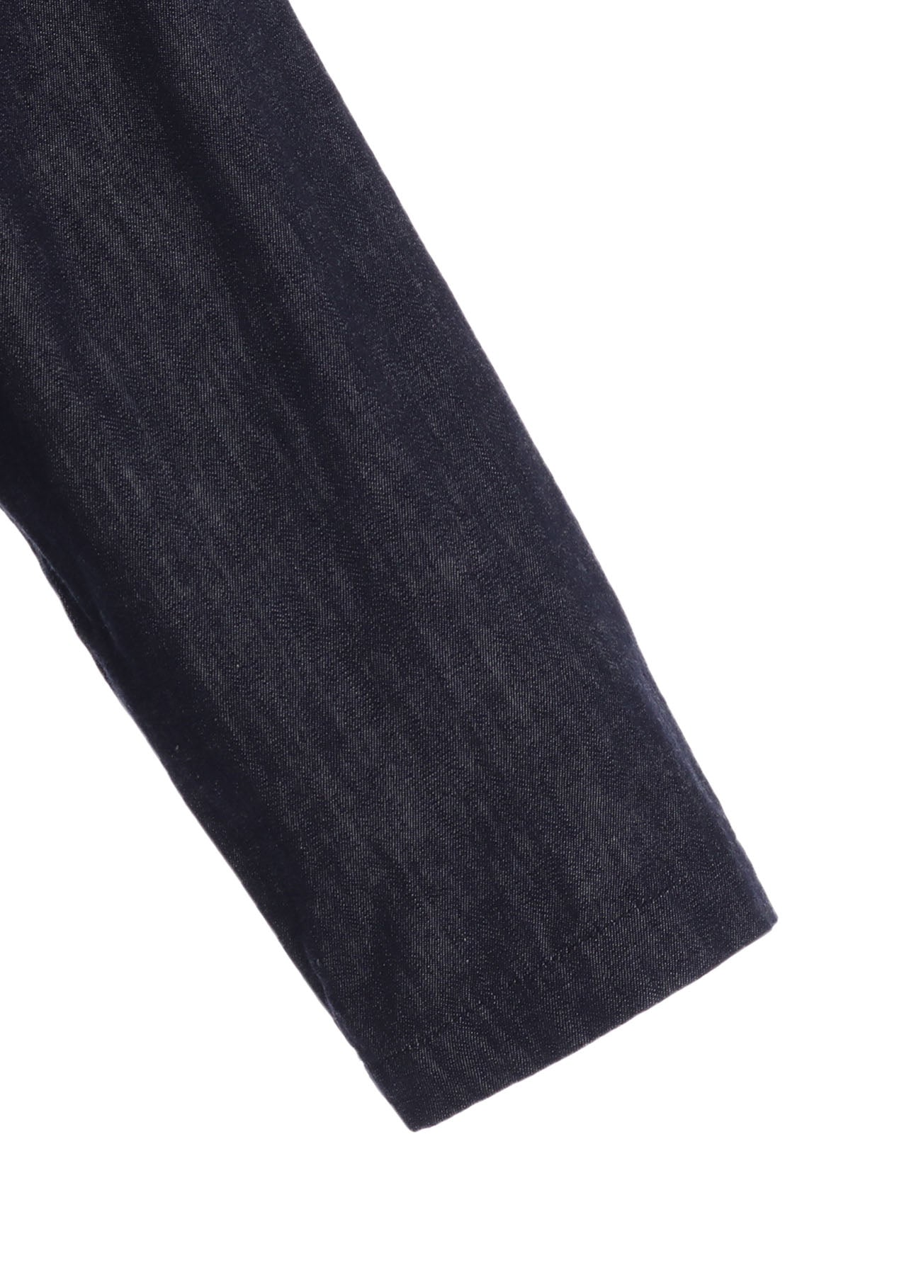 6OZ DENIM GARMENT FINISH 3-BUTTON TAILORED COAT