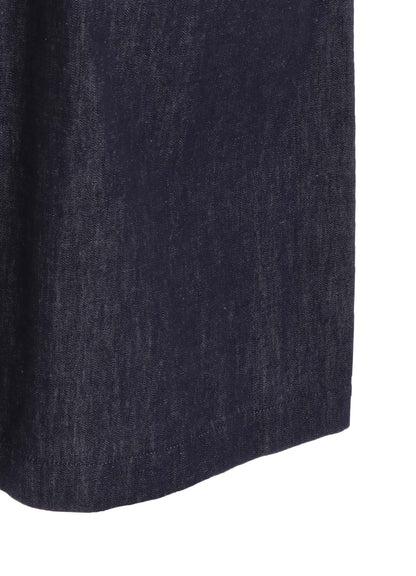 6OZ DENIM GARMENT FINISH 3-BUTTON TAILORED COAT