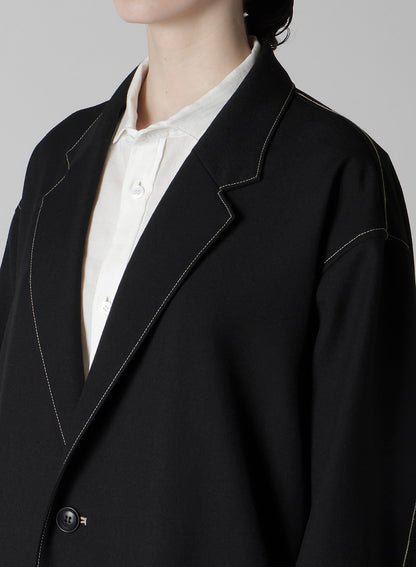 MARINE SAILOR 3-BUTTON TAILORED COAT