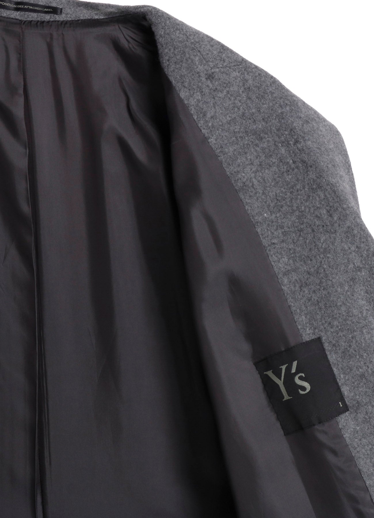 WOOL MOSSER 3-BUTTON TAILORED COAT