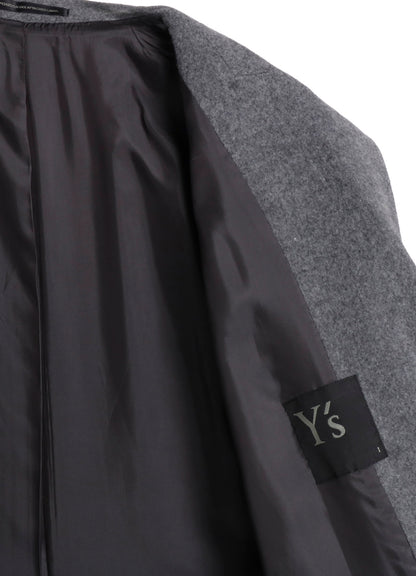 WOOL MOSSER 3-BUTTON TAILORED COAT