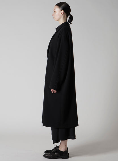WOOL MOSSER 3-BUTTON TAILORED COAT