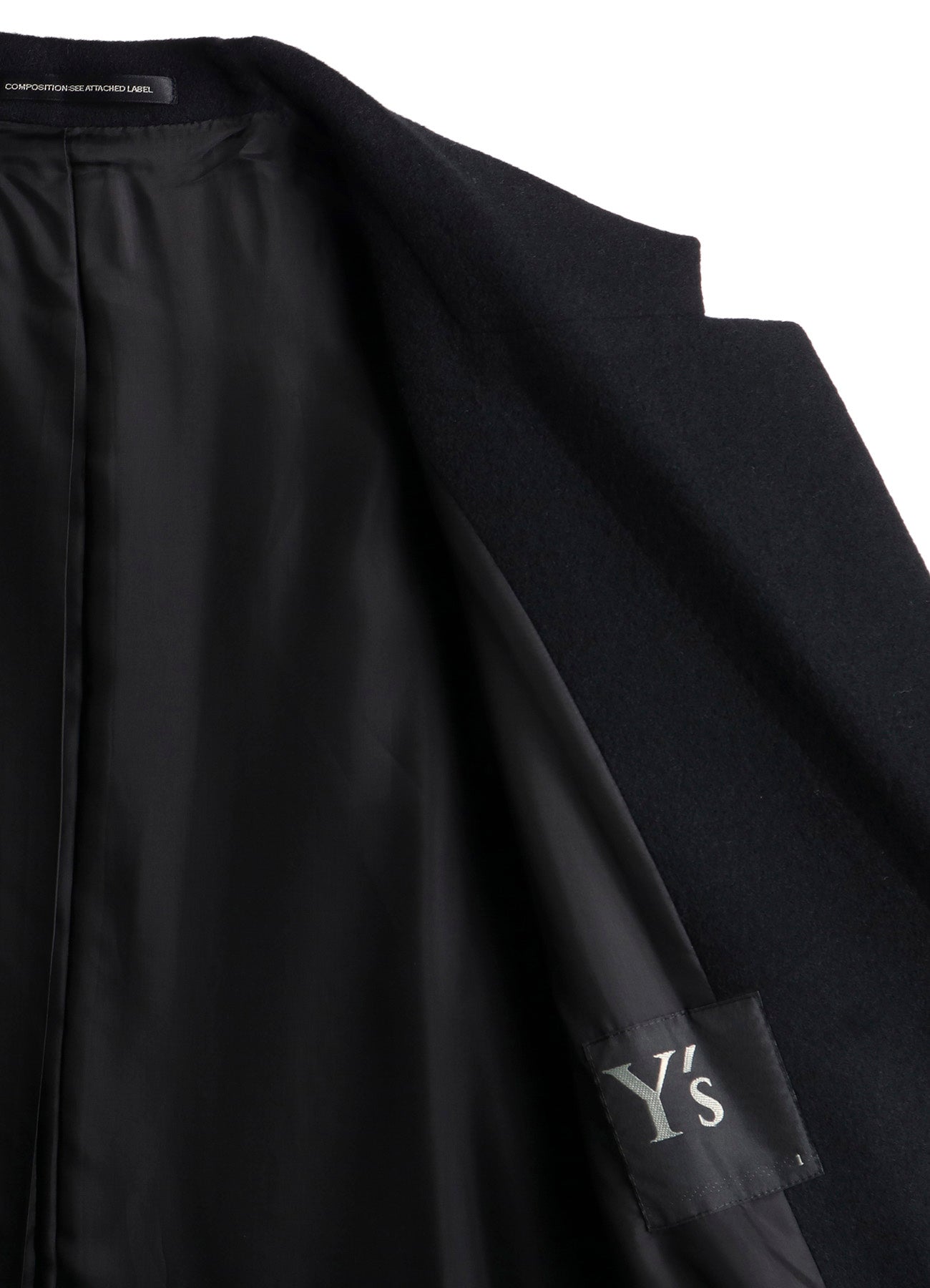 WOOL MOSSER 3-BUTTON TAILORED COAT