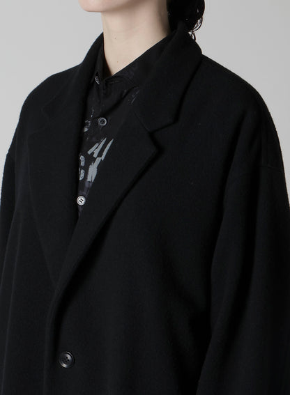 WOOL MOSSER 3-BUTTON TAILORED COAT