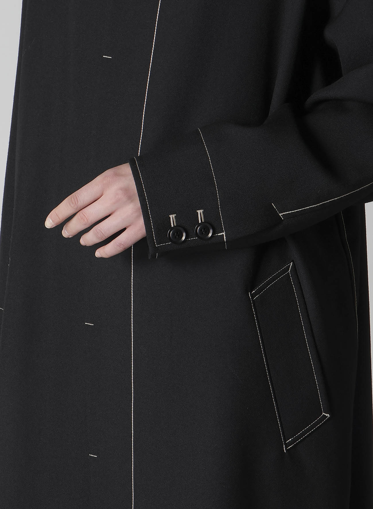MARINE SAILOR TURN OVER COLLAR COAT