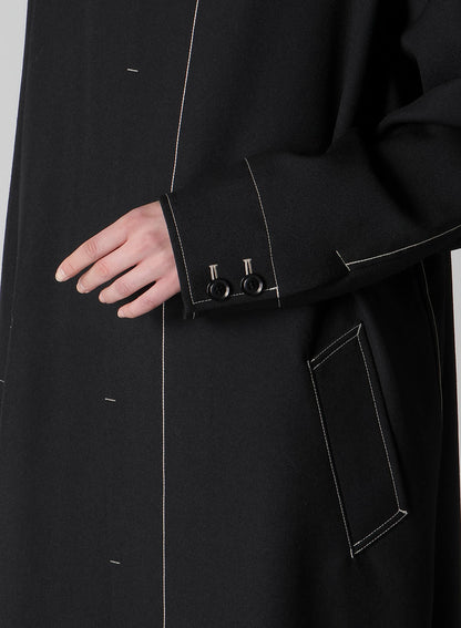 MARINE SAILOR TURN OVER COLLAR COAT
