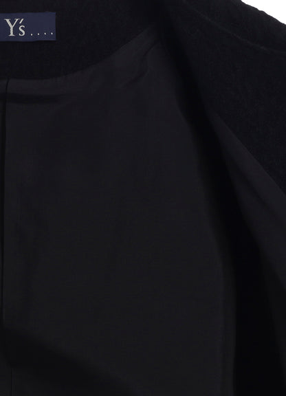 CABLE JQ KNIT COLLERLESS COAT