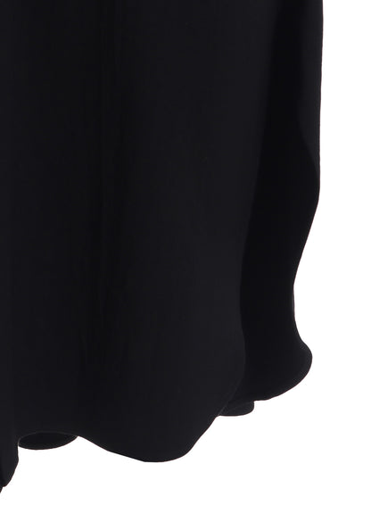 WOOL BREND TWILL MILITARY SHIRT DRESS