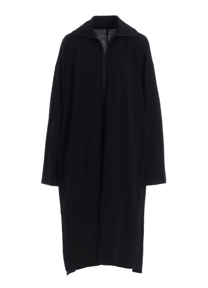 MILD WASHABLE JERSEY STAND-UP COLLAR DRESS
