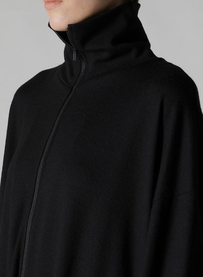 MILD WASHABLE JERSEY STAND-UP COLLAR DRESS