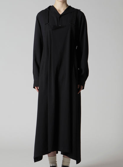 C/RY GABARDINE OVERALLS DRESS