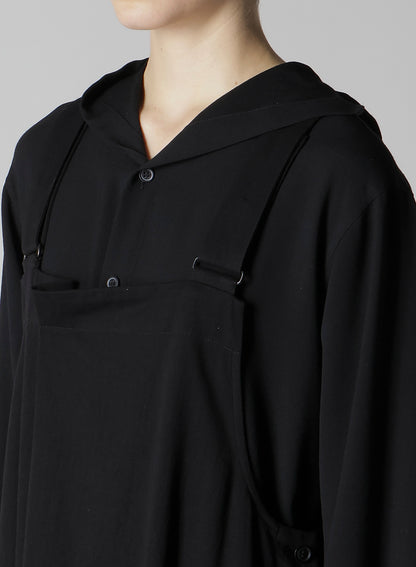 C/RY GABARDINE OVERALLS DRESS