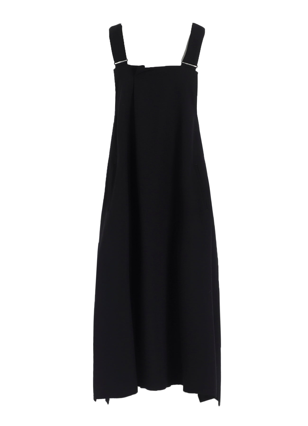 WOOL GABARDINE OVERALLS DRESS