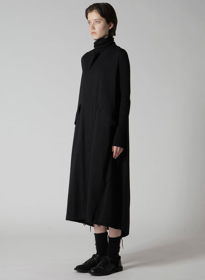 C/RY GABARDINE FISH TAIL DRESS
