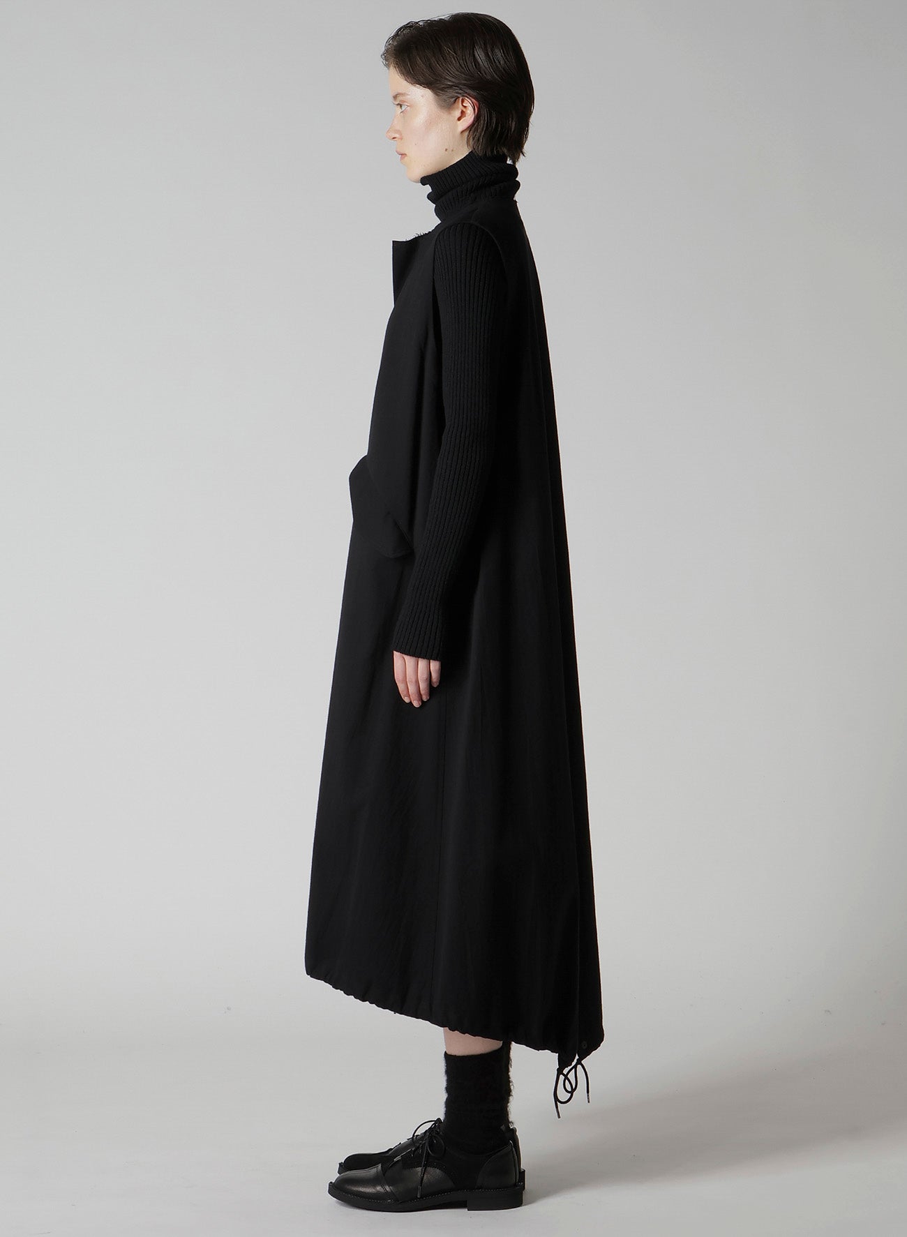 C/RY GABARDINE FISH TAIL DRESS