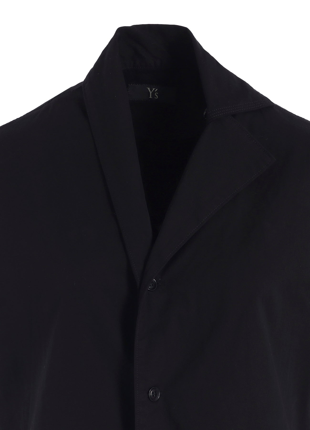 COTTON TWILL GARMENT DYE FRENCH SLEEVE DRESS
